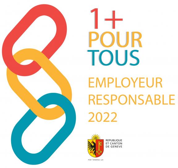 logo 1+ pour tous - employeur responsable 2022