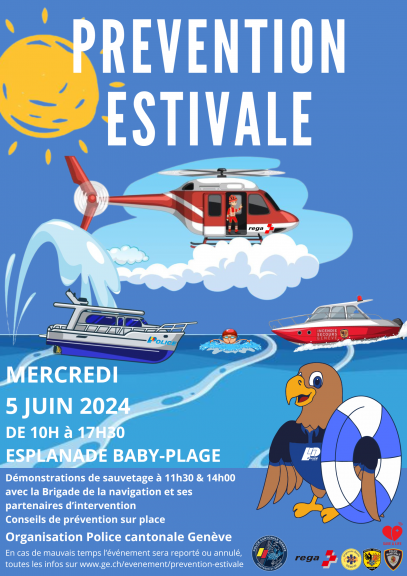 Affiche prévention estivale