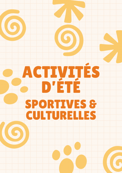 Activité d'été sportives et culturelles